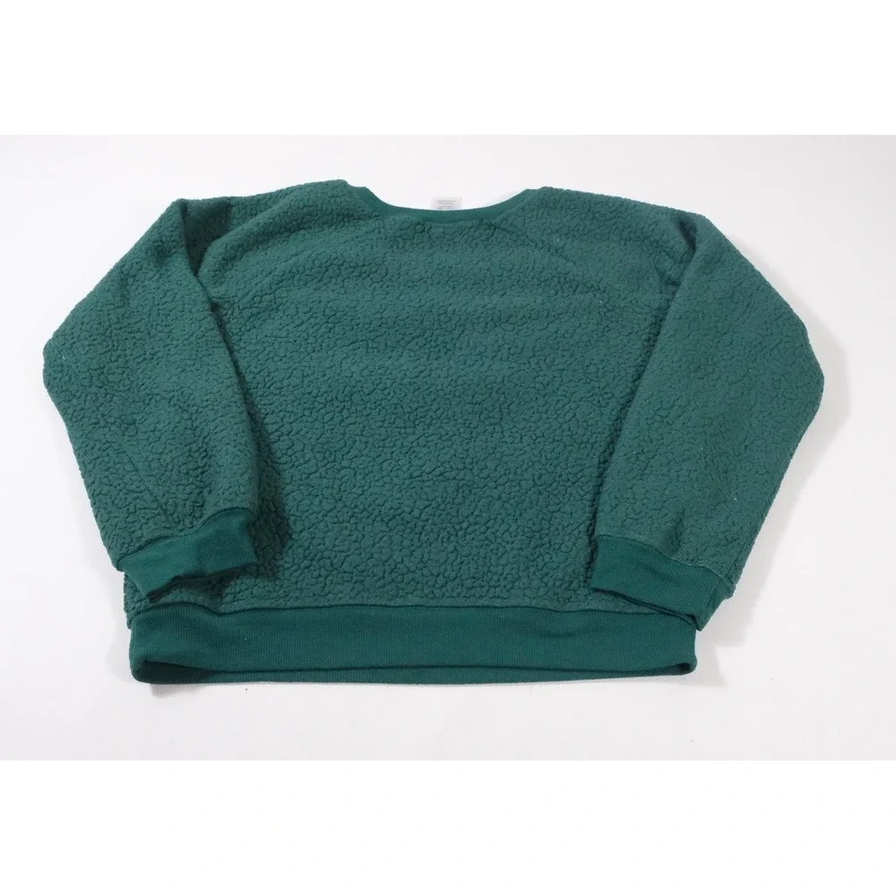 Harry Potter Sweatshirt Womens S Green Slytherin Sleepwear Sherpa Fleece